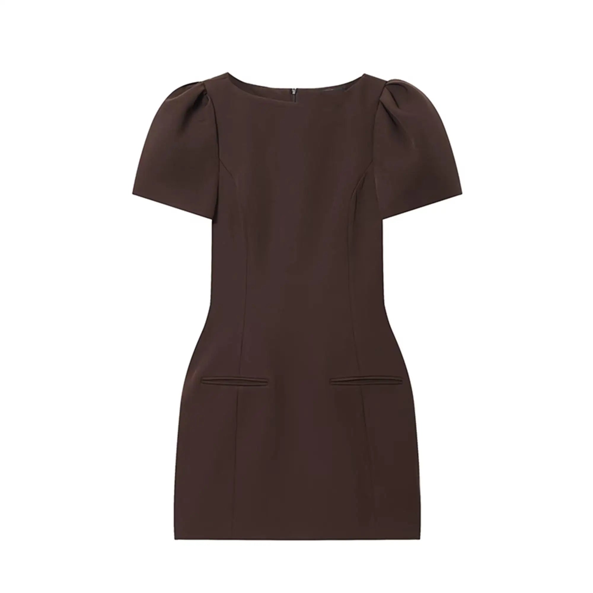 Puff Sleeve Mini Dress