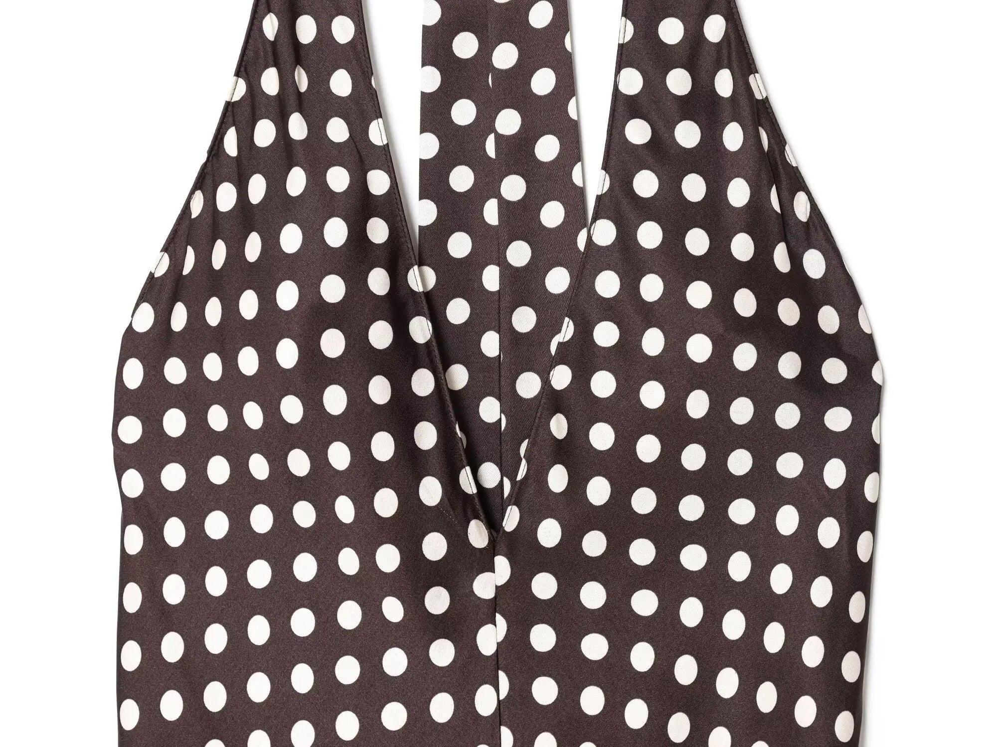 Polka Dot Halter Midi Dress