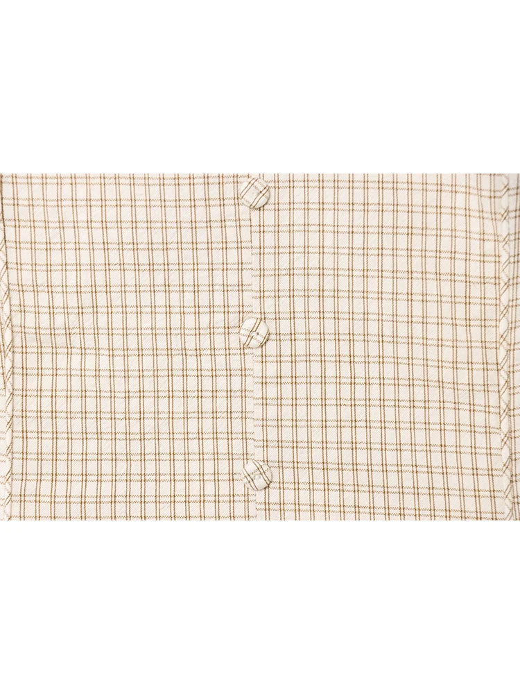 Gingham Halter Mini Dress