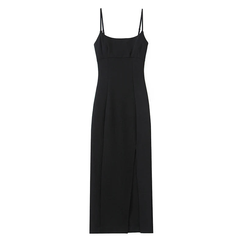 Spaghetti Strap Midi Dress