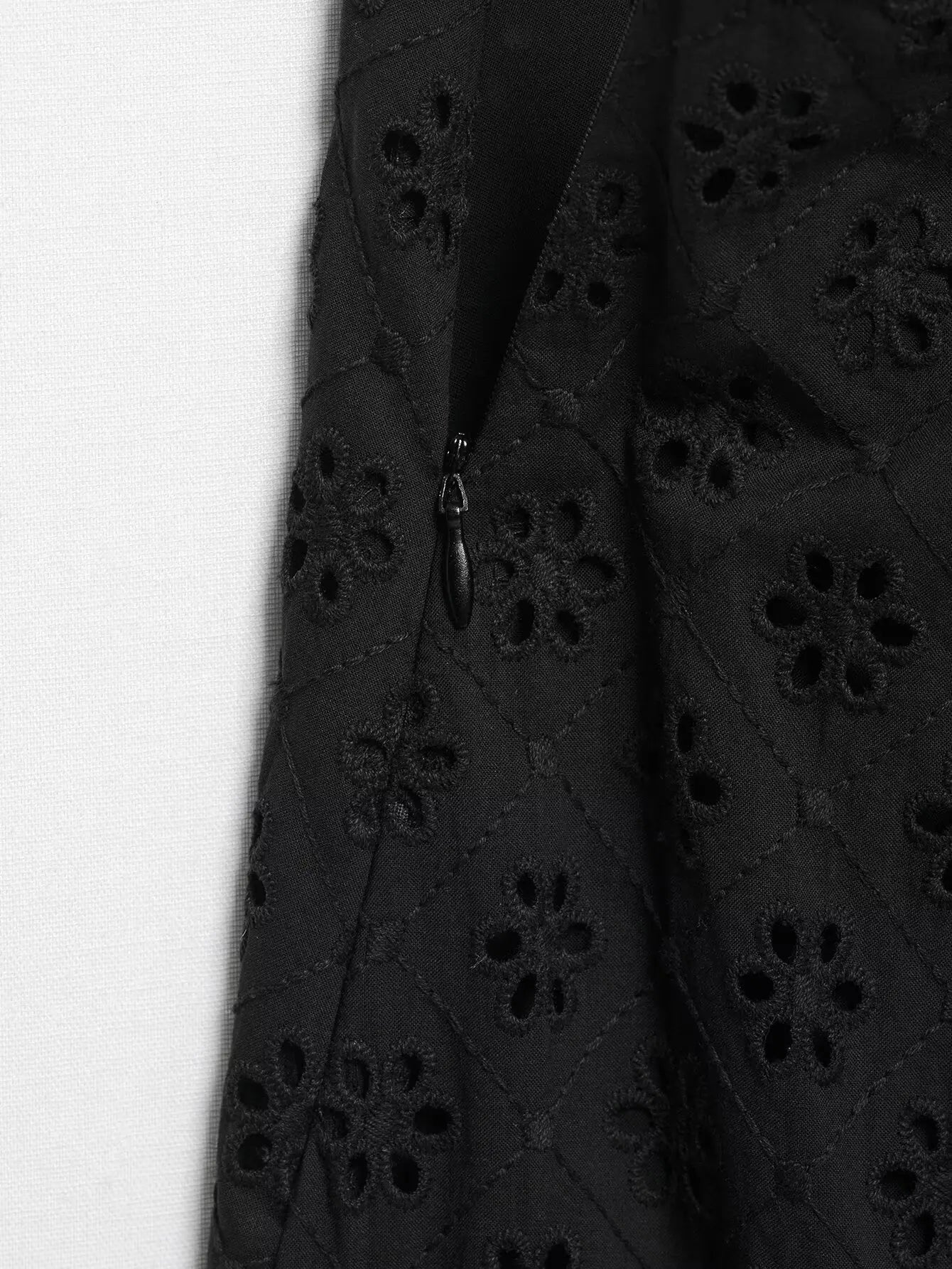 Embroidered Halter Cutout Maxi Dress