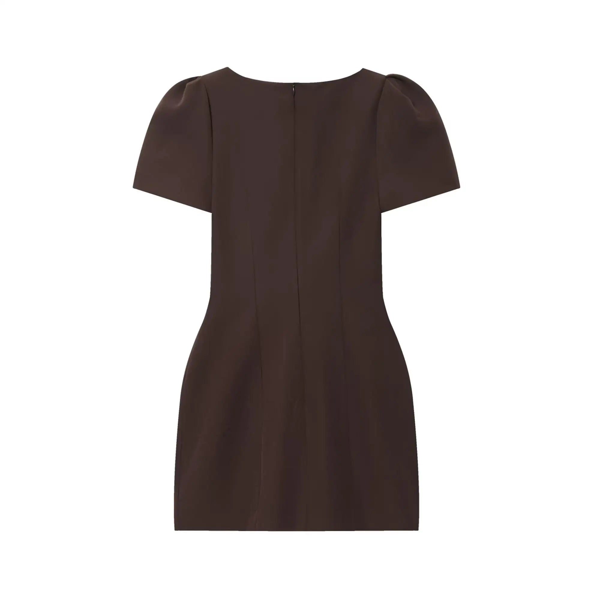 Puff Sleeve Mini Dress