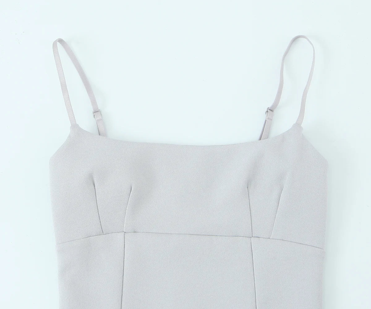 Spaghetti Strap Midi Dress